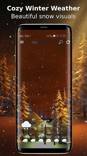 Animated 3D Weather official Google Play screenshot.