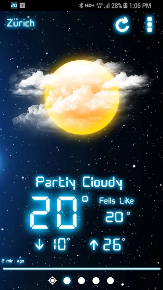 Weather Neon official Google Play screenshot.