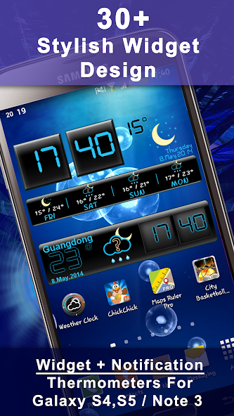 Weather Rise Clock official Google Play screenshot.