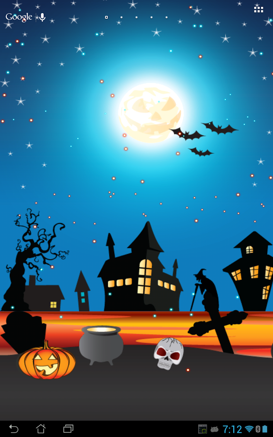 Original Halloween Witch Live Wallpaper product image 1 preserved from the historical MobileRise website