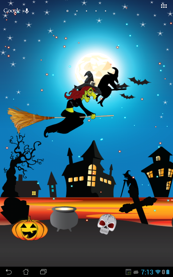 Original Halloween Witch Live Wallpaper product image 2 preserved from the historical MobileRise website