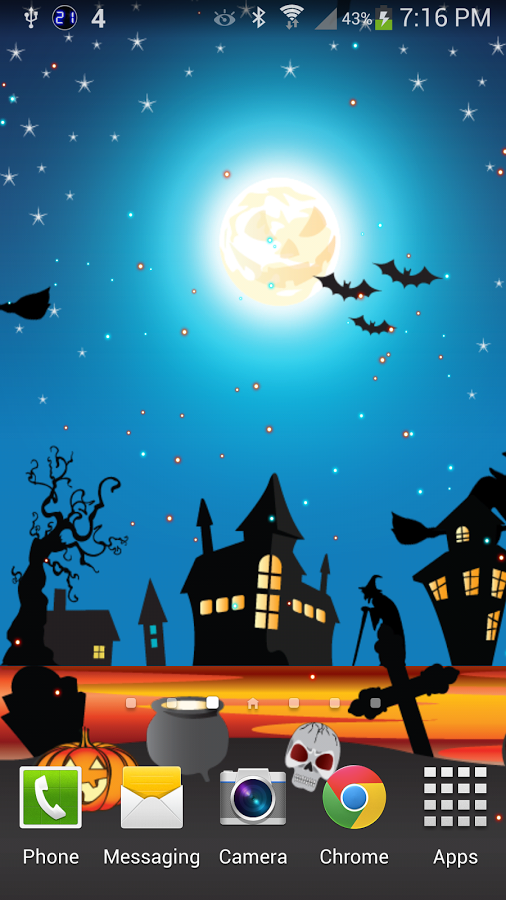 Original Halloween Witch Live Wallpaper product image 3 preserved from the historical MobileRise website