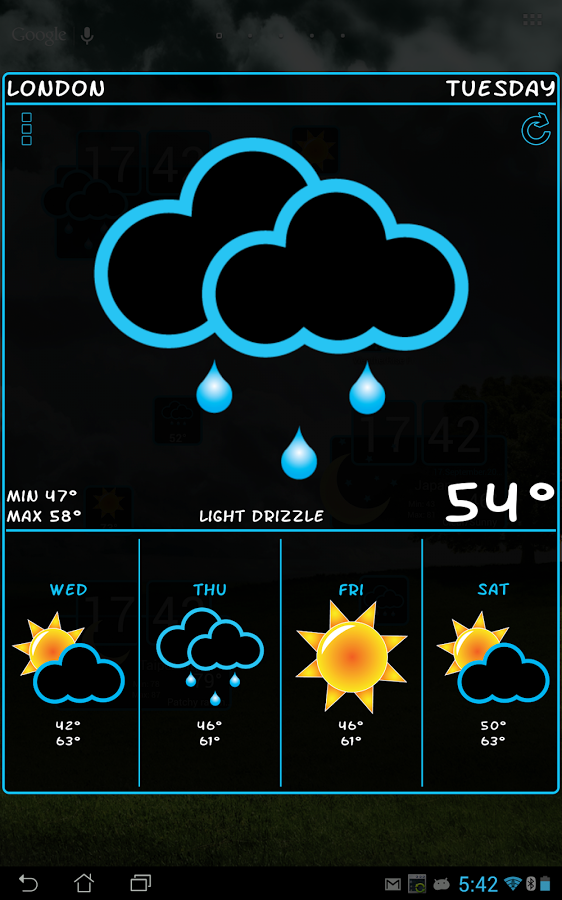 Original Weather Rise product image 2 preserved from the historical MobileRise website