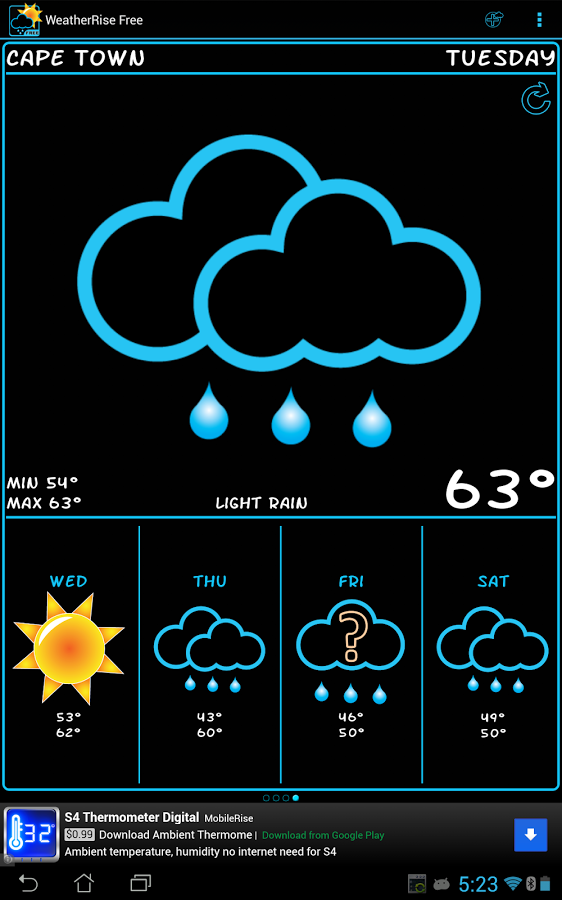 Original Weather Rise product image 3 preserved from the historical MobileRise website