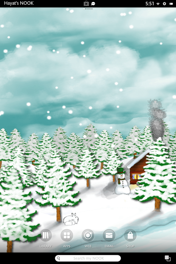 Original Winter Snow Live Wallpaper product image 1 preserved from the historical MobileRise website