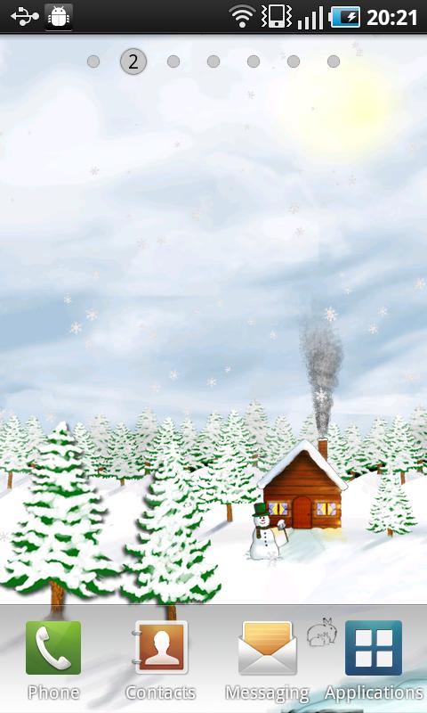 Original Winter Snow Live Wallpaper product image 3 preserved from the historical MobileRise website
